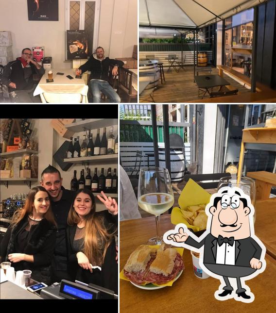 Wonder Wine bar & shop si caratterizza per la interni e bevanda
