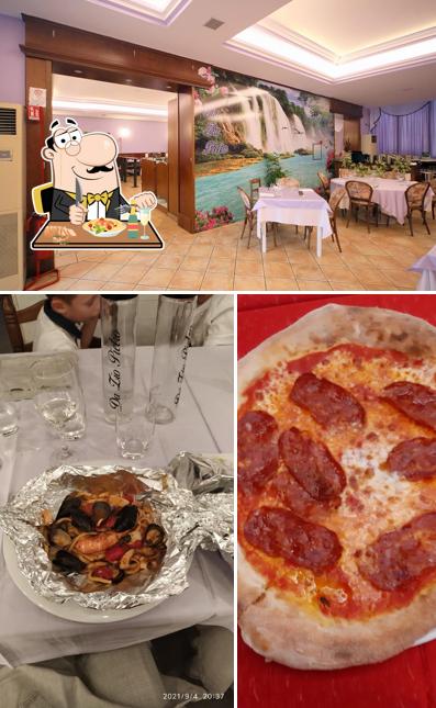 La foto della cibo e interni di Da Zio Pietro