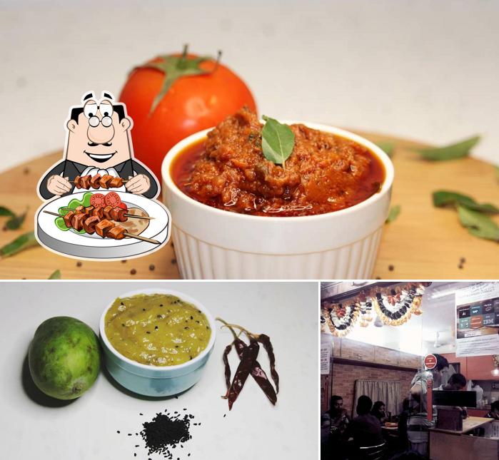 Take a look at the image showing food and interior at Swaad Cafe