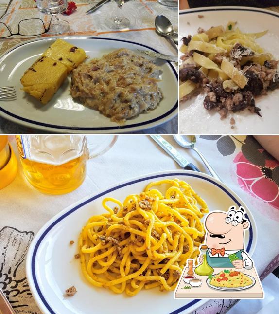 Platti al Trattoria Al Ponte