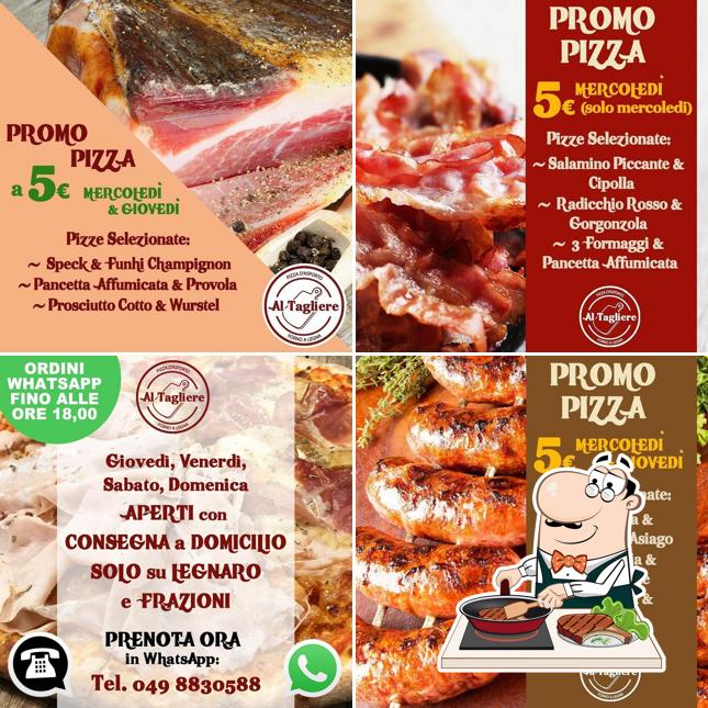 Scegli i piatti di carne a Al Tagliere Legnaro - Pizzeria d'asporto e a domicilio