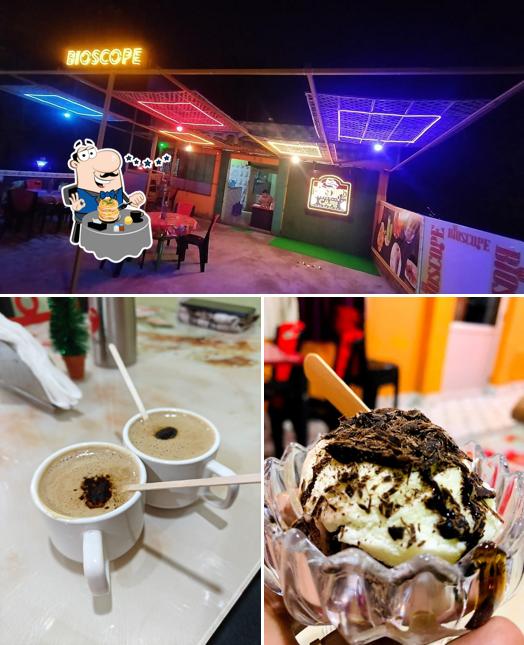 This is the photo depicting food and interior at Bioscope Cafe