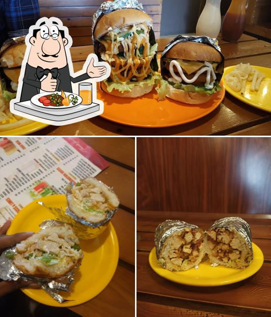 Food at Burger Pluss Cafe