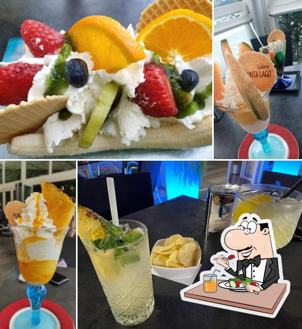 Platti al Gelateria Punta Lago