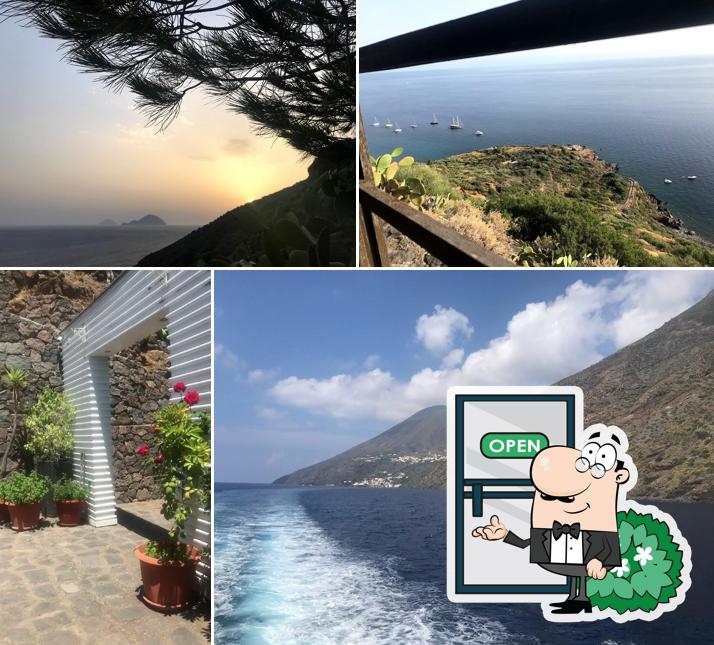 Goditi la vista dall'area esterna di L'Osservatorio di Rinella