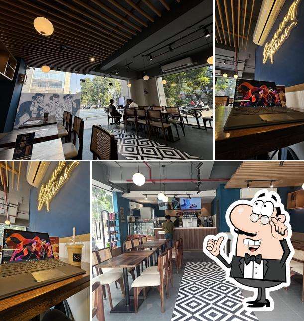 The interior of Nothing Before Coffee