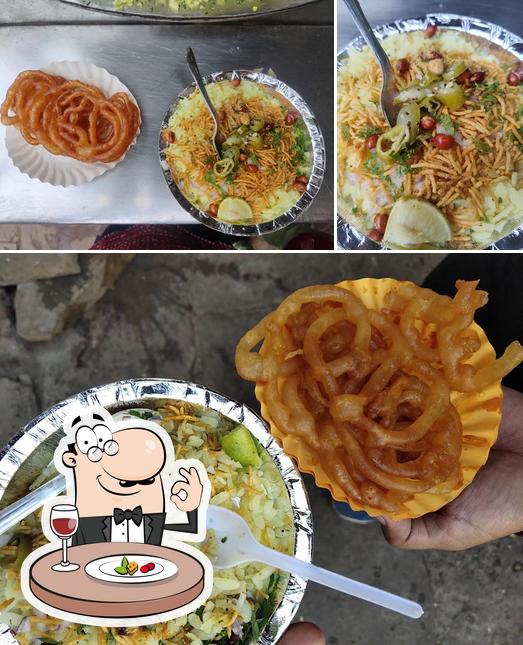 Food at Agarwal poha Center