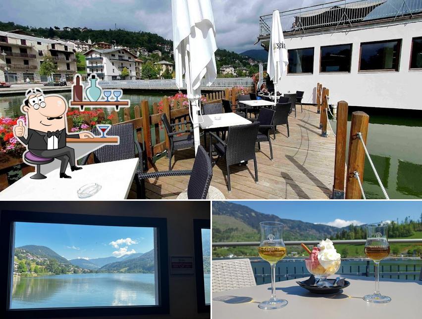 La immagine di interni e cibo da Bar Imbarcadero