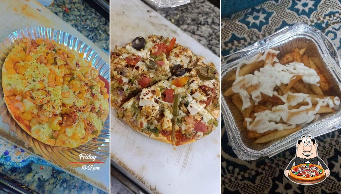 Order pizza at Bread Heaven