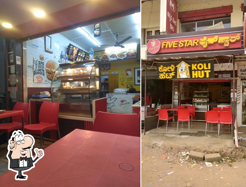 Check out how Five star chicken ( koli hut ) looks inside