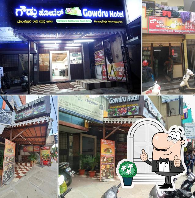 The exterior of Gowdru hotel
