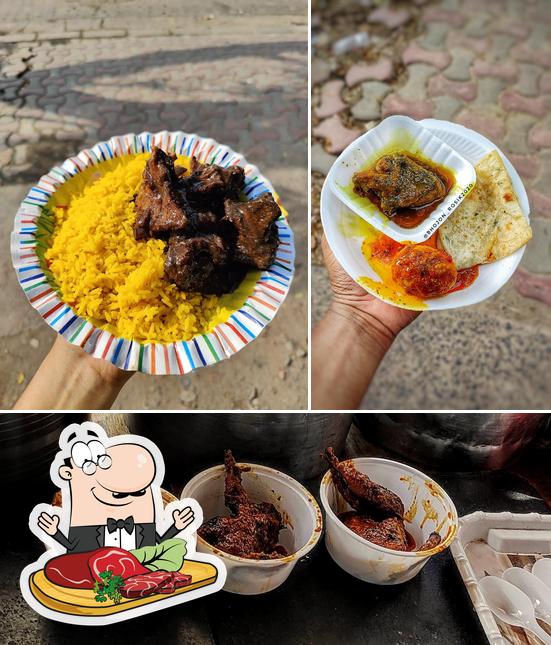 Order meat dishes at Guru's Kitchen