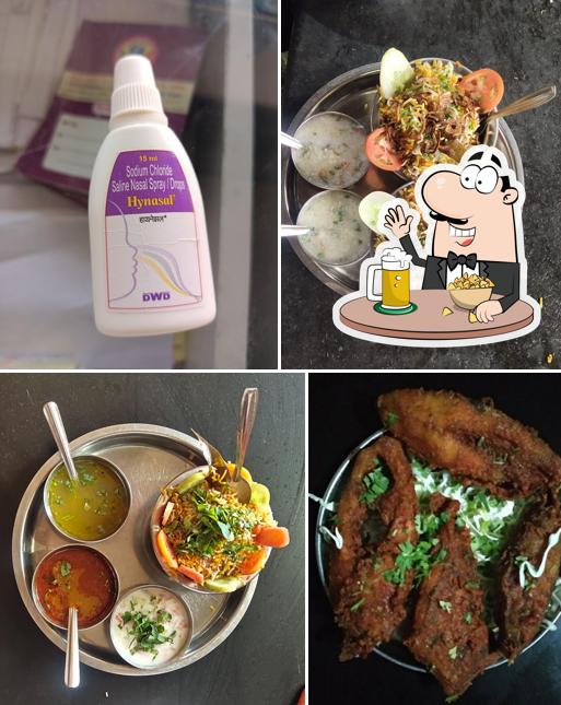 Enjoy a glass of light or dark beer