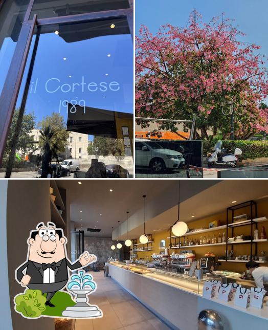 La esterno e interni del ristorante