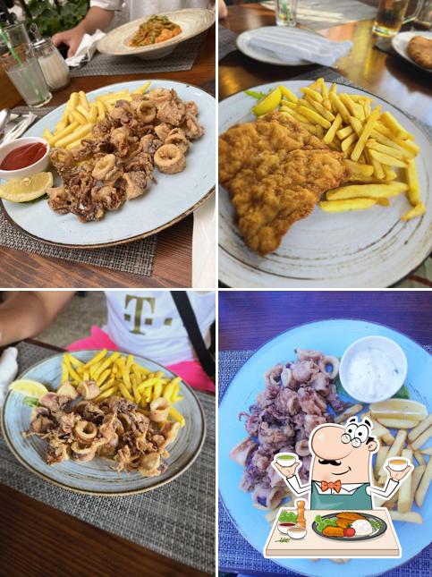 Calamars frites à Restoran Galija