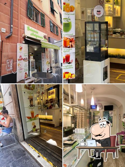 Gli interni di Titilla Papilla Gelateria Artigianale - Consegne a Domicilio Gratis