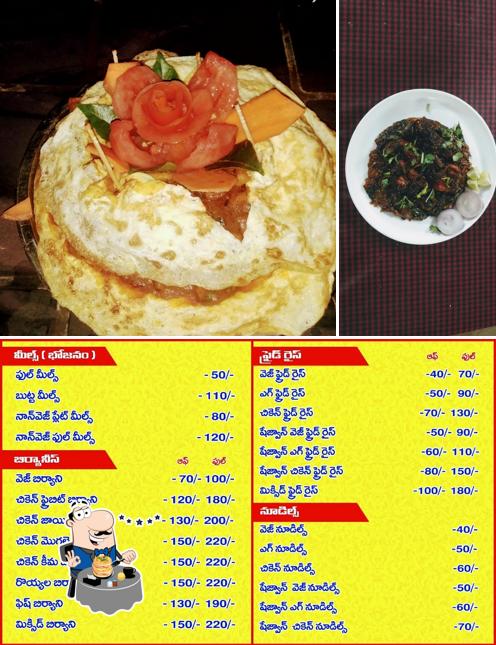 Take a look at the image showing food and exterior at Yummy time restaurant