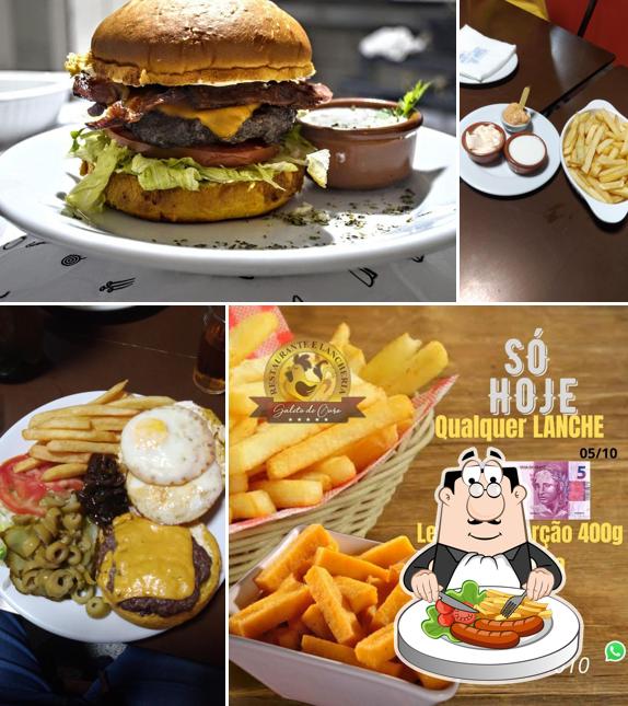 Comida em Restaurante e Lancheria Galeto de Ouro