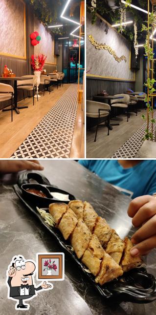The interior of S Cafe