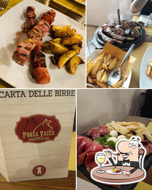 Platti al Ristorante Porca Vacca - Tagliati per la Carne