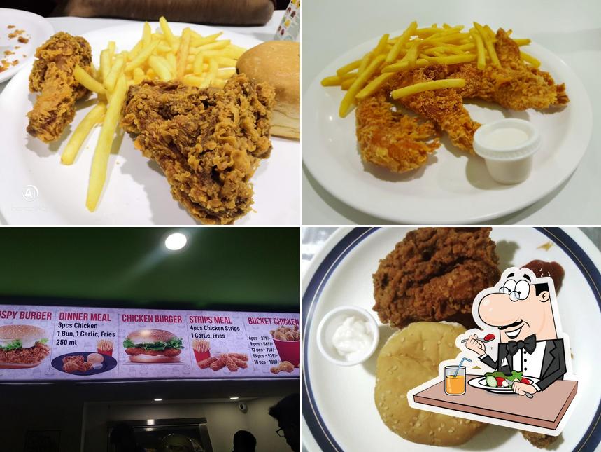 Meals at Al Baike Fried Chicken Restaurant