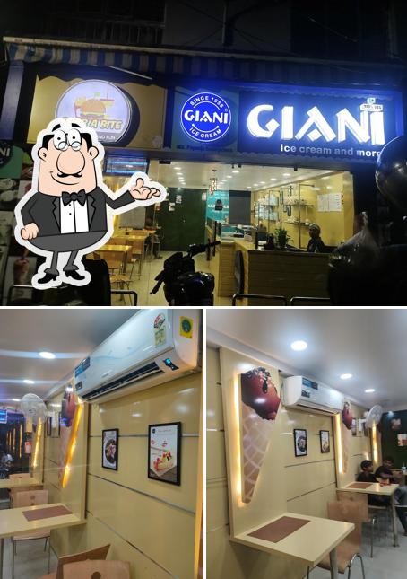 The interior of GIANI ICE CREAM RANCHI