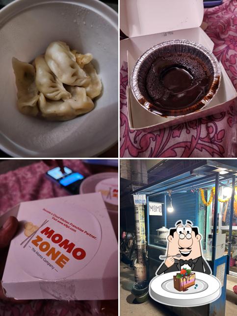Chocolate cake at Momo zone