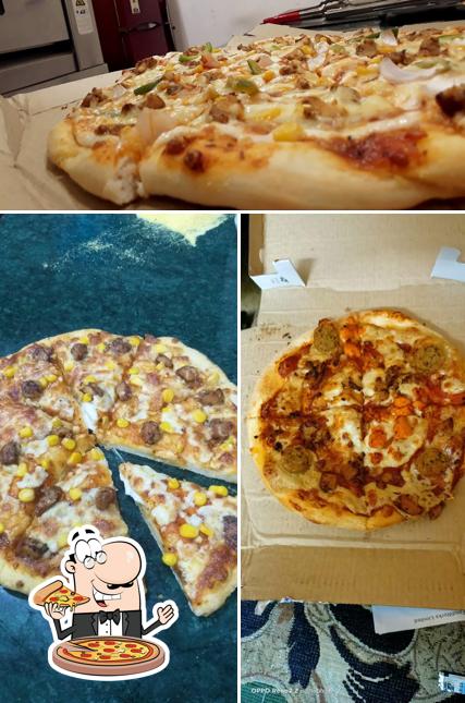 Try out pizza at PIZZA BUDDY