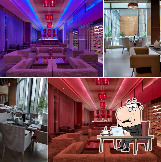The interior of Scarlet Bar