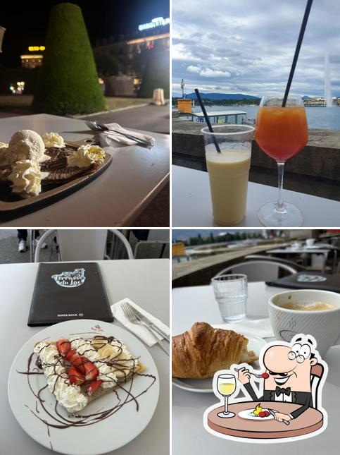 Cibo al Glacier Terrasse du Lac