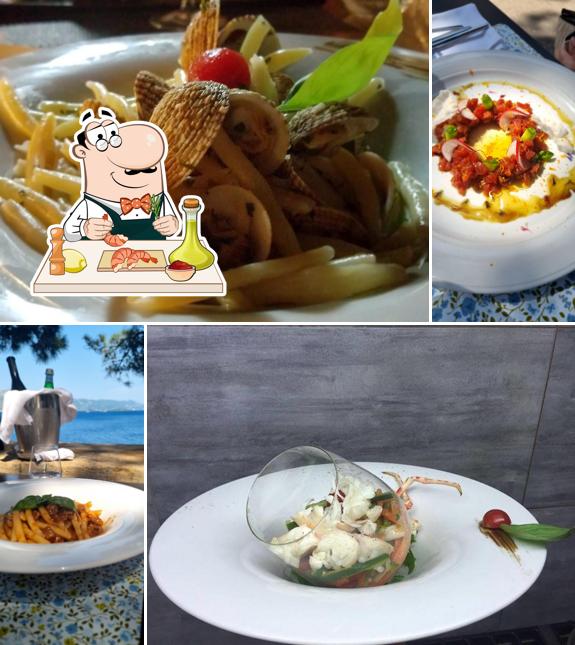 Gamberetti e grana al Konoba Nonno