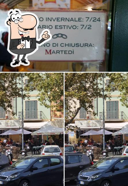 Goditi la vista dall'area esterna di Romana Cafè Cucina E Pizza