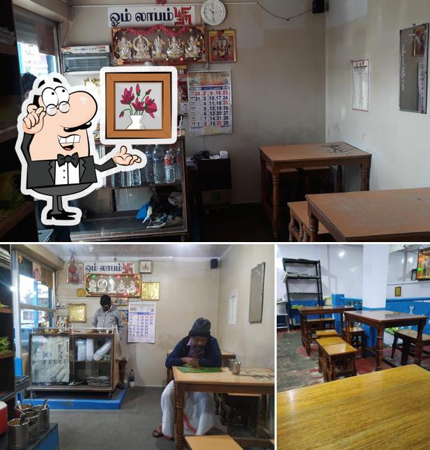 The interior of Sri Iyappa Mess