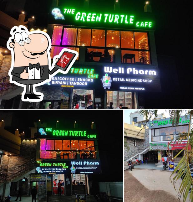 The exterior of The Green Turtle Cafe