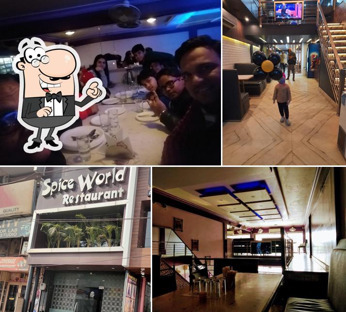 The interior of Spice World Restaurant & Bakers