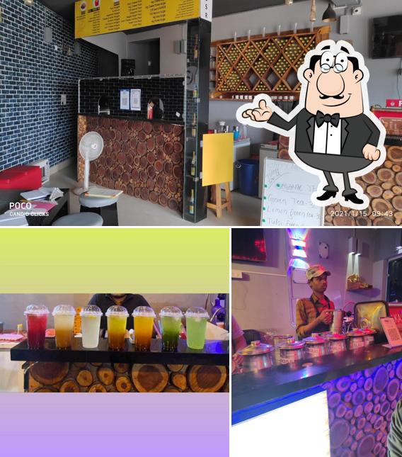 Among different things one can find interior and beverage at Chai Sutta Bar jagamara