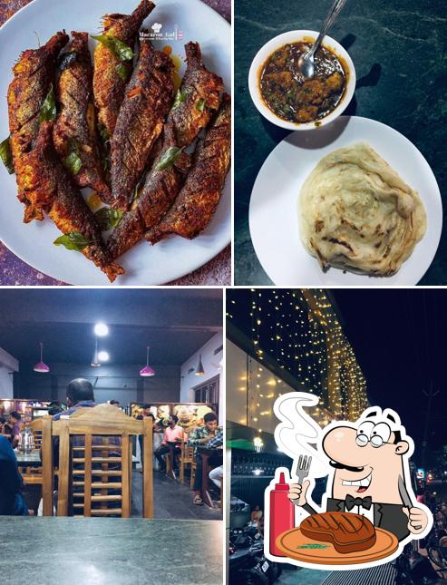 Try out meat meals at K C Restaurant