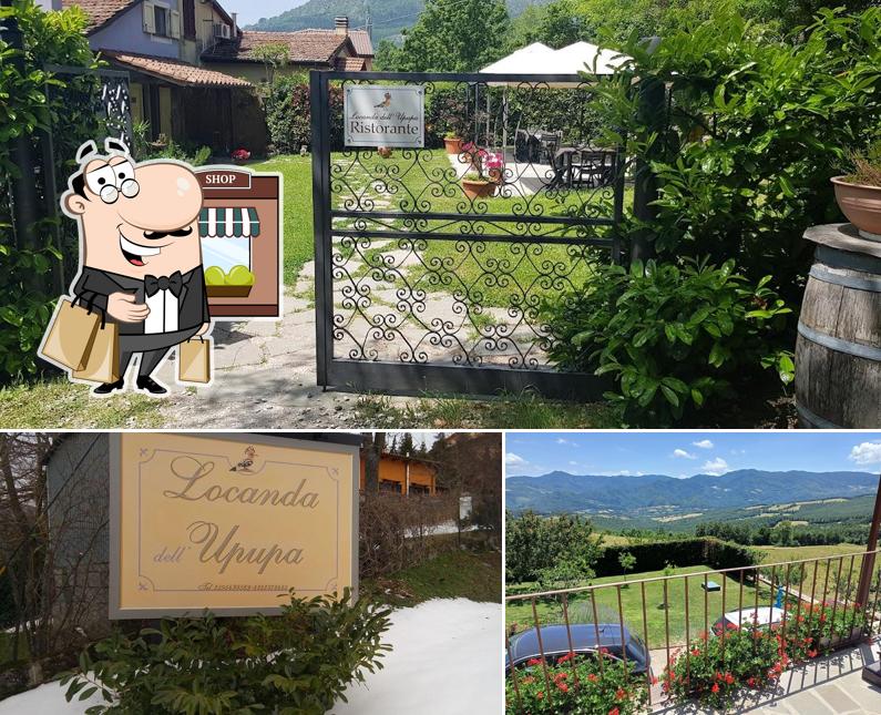 Goditi la vista dall'area esterna di Locanda Dell' Upupa