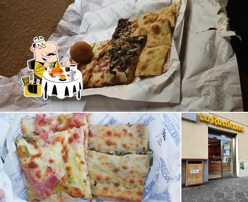 Questa è la immagine che mostra la cibo e interni di Lu Rusticone