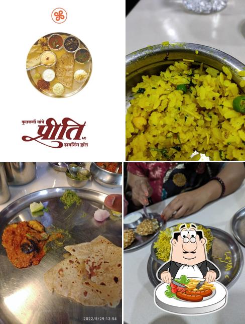 Food at Preeti Dining Hall