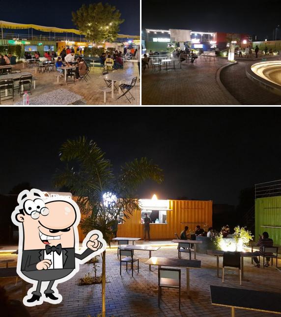 The interior of Balan Dosa Urban Chowk