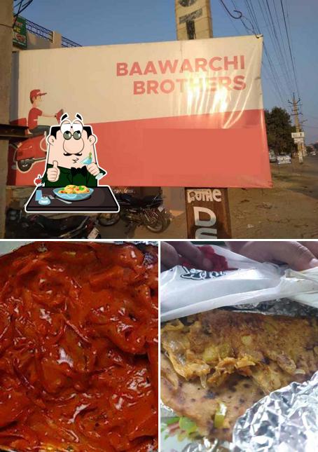 This is the image displaying food and exterior at Bawarchee Brother's