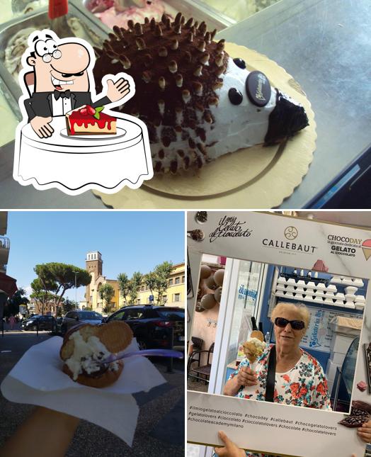 Gelateria Bis serve un'ampia varietà di dessert