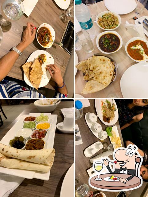Food at Grillz Cafe