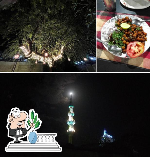 The photo of exterior and food at Hotel Lishan