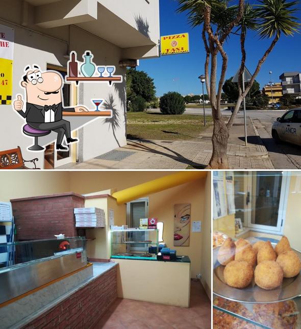 Gli interni di Pizzeria Taxi