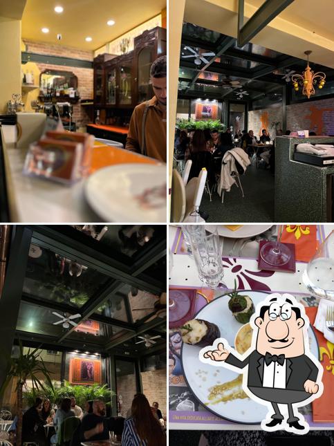 Gli interni di Relevé Bistrot