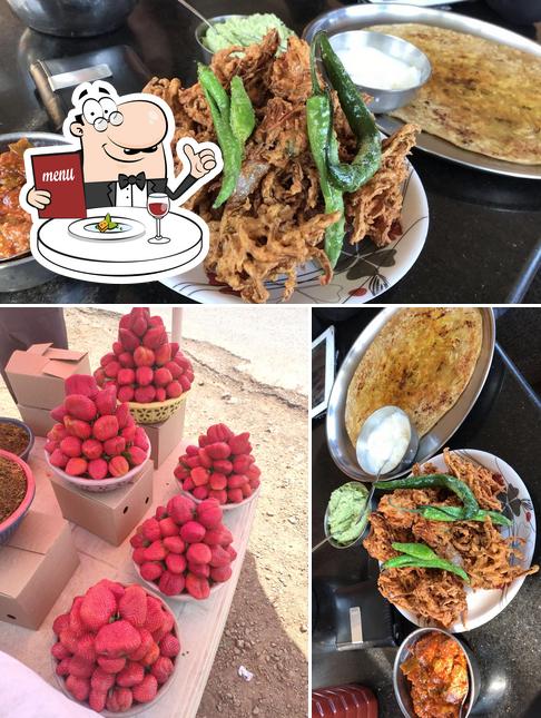Food at Shilpa Strawberry Garden