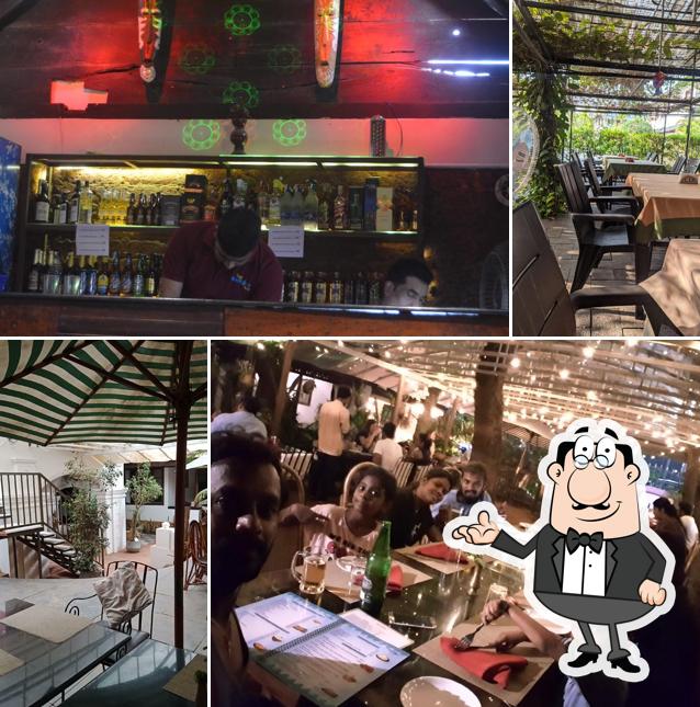 The interior of THE HARBOUR Bar & Beer Parlour, Alappuzha