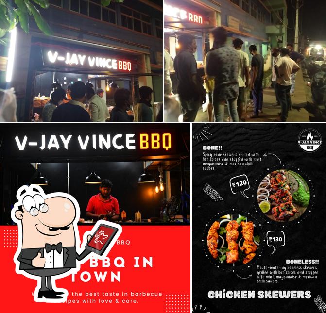The exterior of V-Jay Vince BBQ